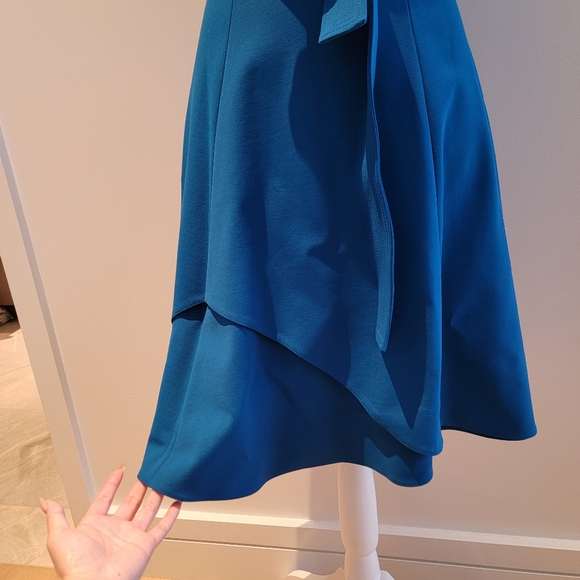 🖤KAREN MILLEN BLUE A LINE DRESS - Picture 4 of 12